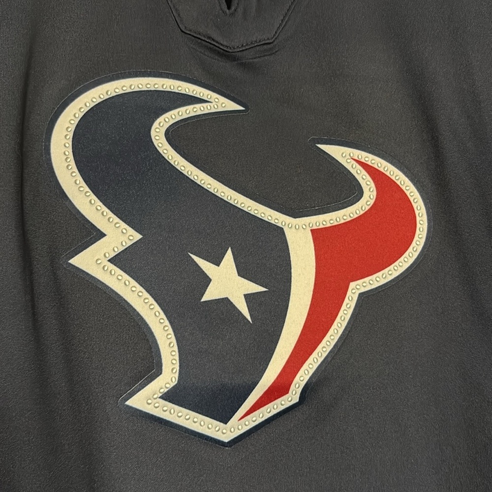 FANATICS Woman’s Houston Texans Navy Blue Jersey with Red and White Accents - Picture 5 of 10